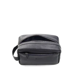 E.Marinella BEAUTY CASE DA UOMO BLU In pelle martellata Outlet