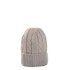 E.Marinella BERRETTO BEIGE A trecce in cashmere New