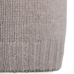 E.Marinella BERRETTO BICOLORE BEIGE E VERDE In cashmere Clearance