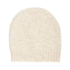 E.Marinella BERRETTO BICOLORE BIANCO E BEIGE In cashmere Best