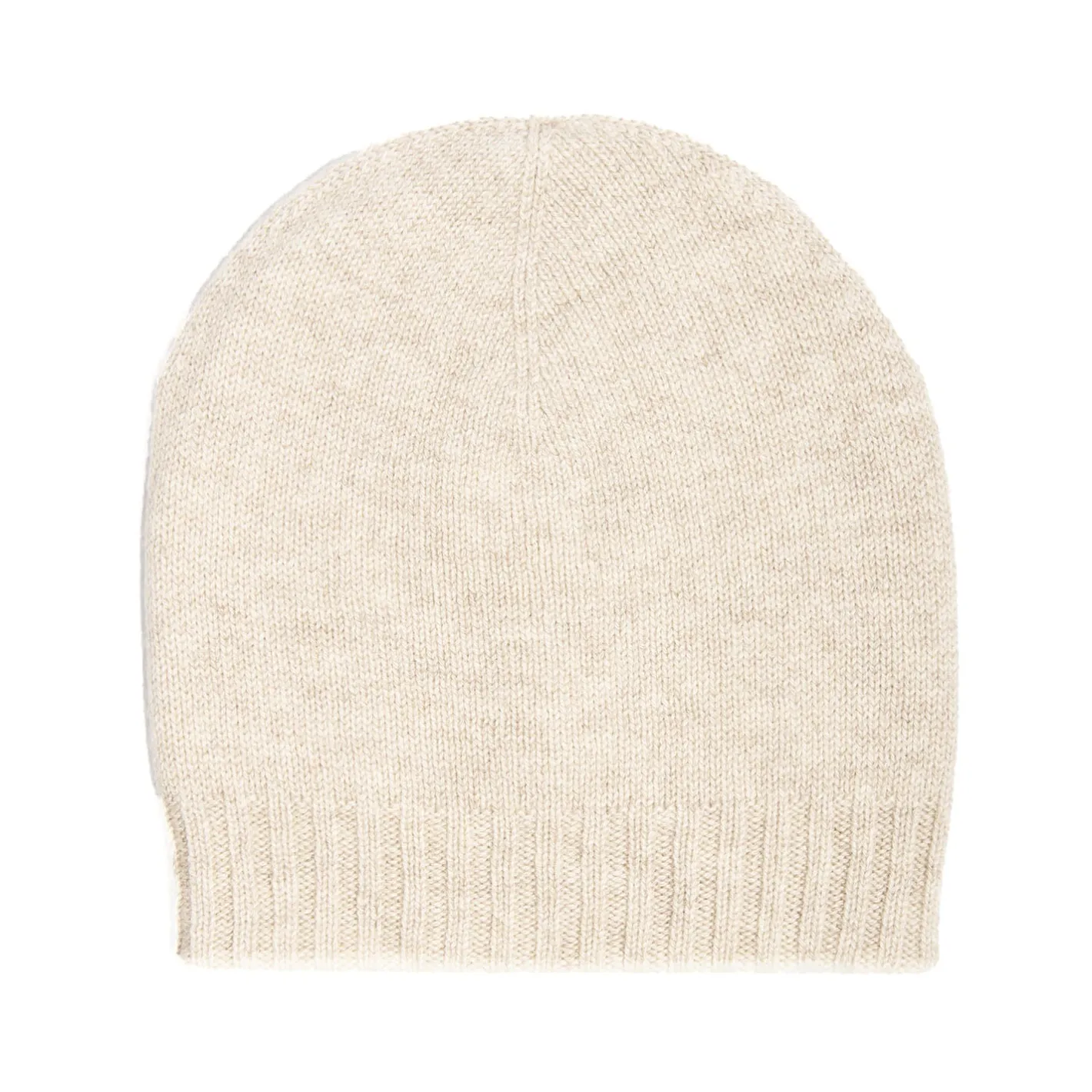 E.Marinella BERRETTO BICOLORE BIANCO E BEIGE In cashmere Best