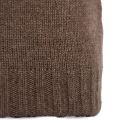 E.Marinella BERRETTO BICOLORE MARRONE E MARRONE E BLU SCURO In cashmere New