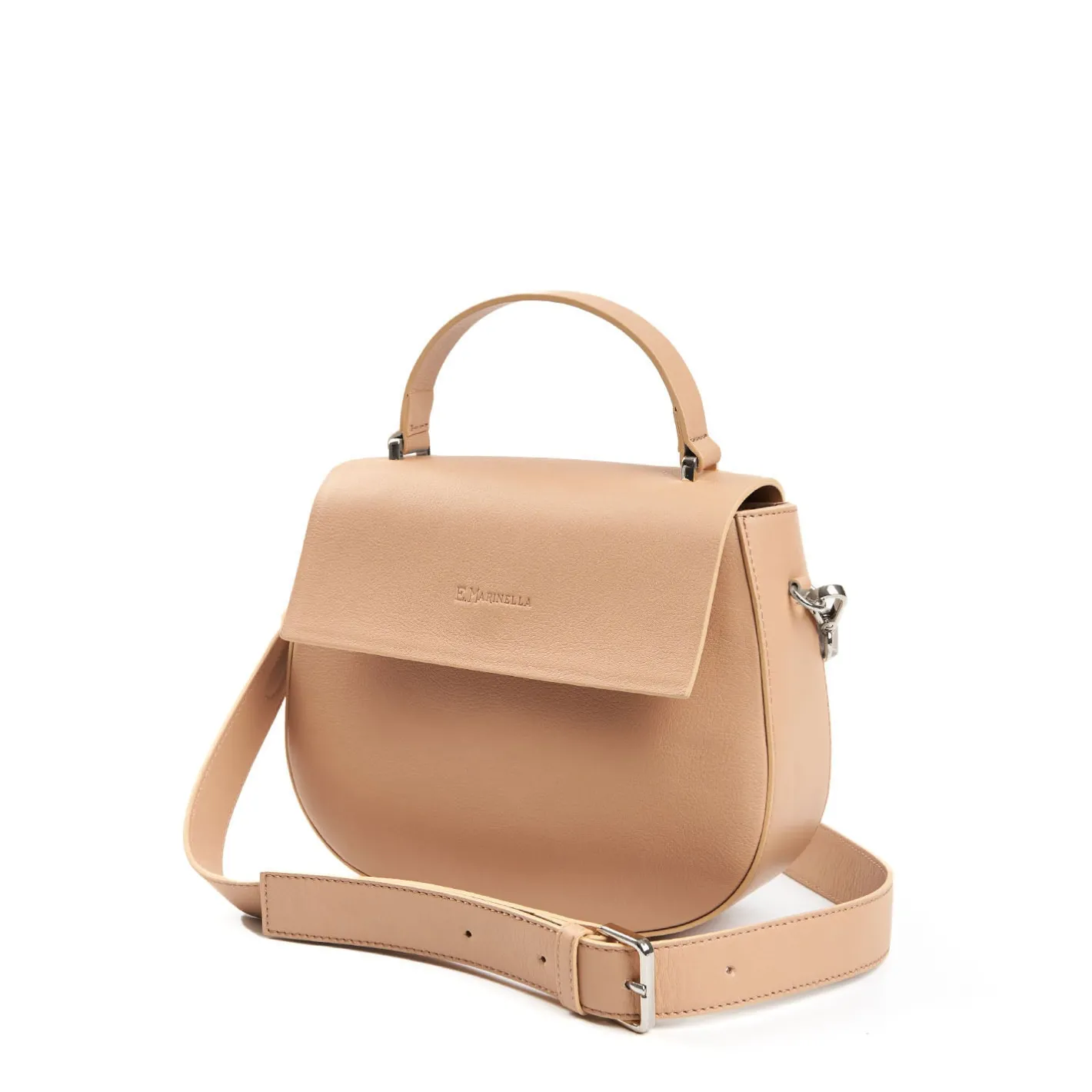 E.Marinella BORSA CLEO CAMMELLO In pelle liscia Best