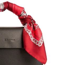 E.Marinella BORSA CLEO NERA In pelle liscia Outlet