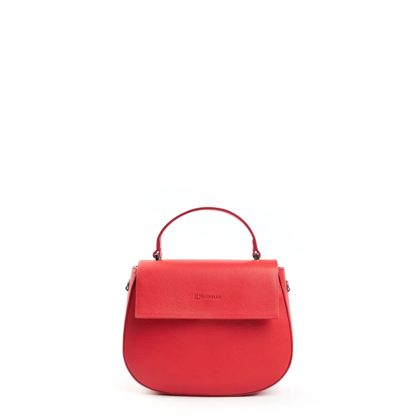 E.Marinella BORSA CLEO ROSSA In pelle liscia