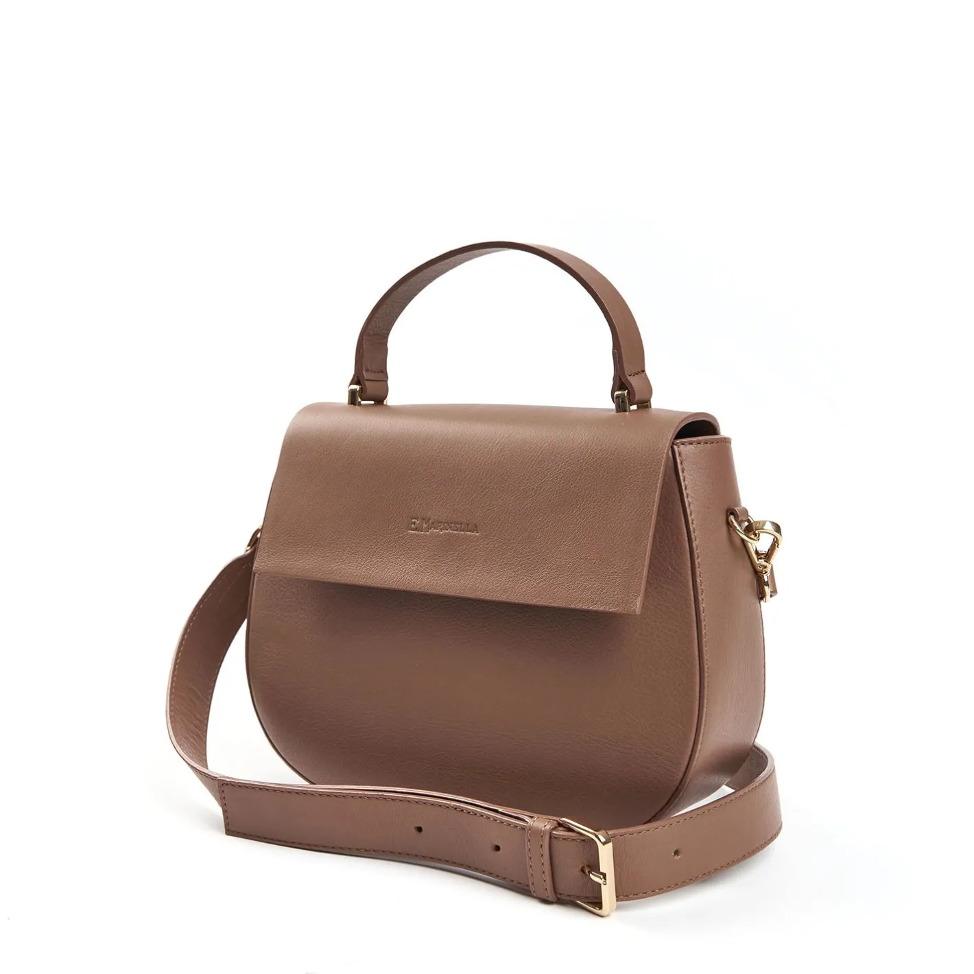 E.Marinella BORSA CLEO TORTORA In pelle liscia Best