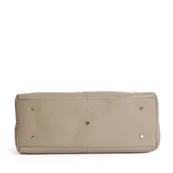 E.Marinella BORSA DA VIAGGIO BEIGE In pelle martellata New
