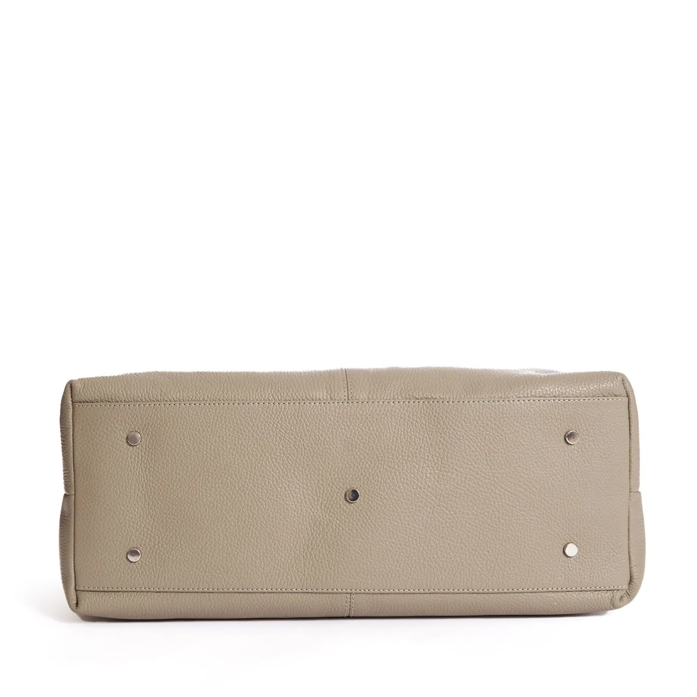 E.Marinella BORSA DA VIAGGIO BEIGE In pelle martellata New