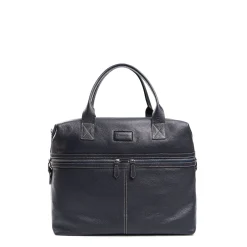 E.Marinella BORSA DA VIAGGIOBLU SCURO In pelle martellata Best