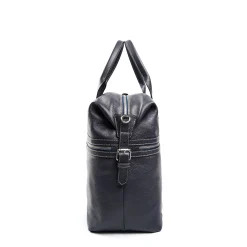 E.Marinella BORSA DA VIAGGIOBLU SCURO In pelle martellata Best