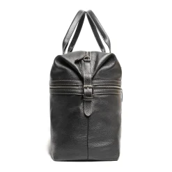 E.Marinella BORSA DA VIAGGIO NERA In pelle martellata Sale
