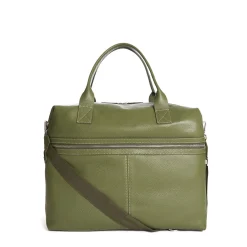 E.Marinella BORSA DA VIAGGIO VERDE OLIVA In pelle martellata Sale