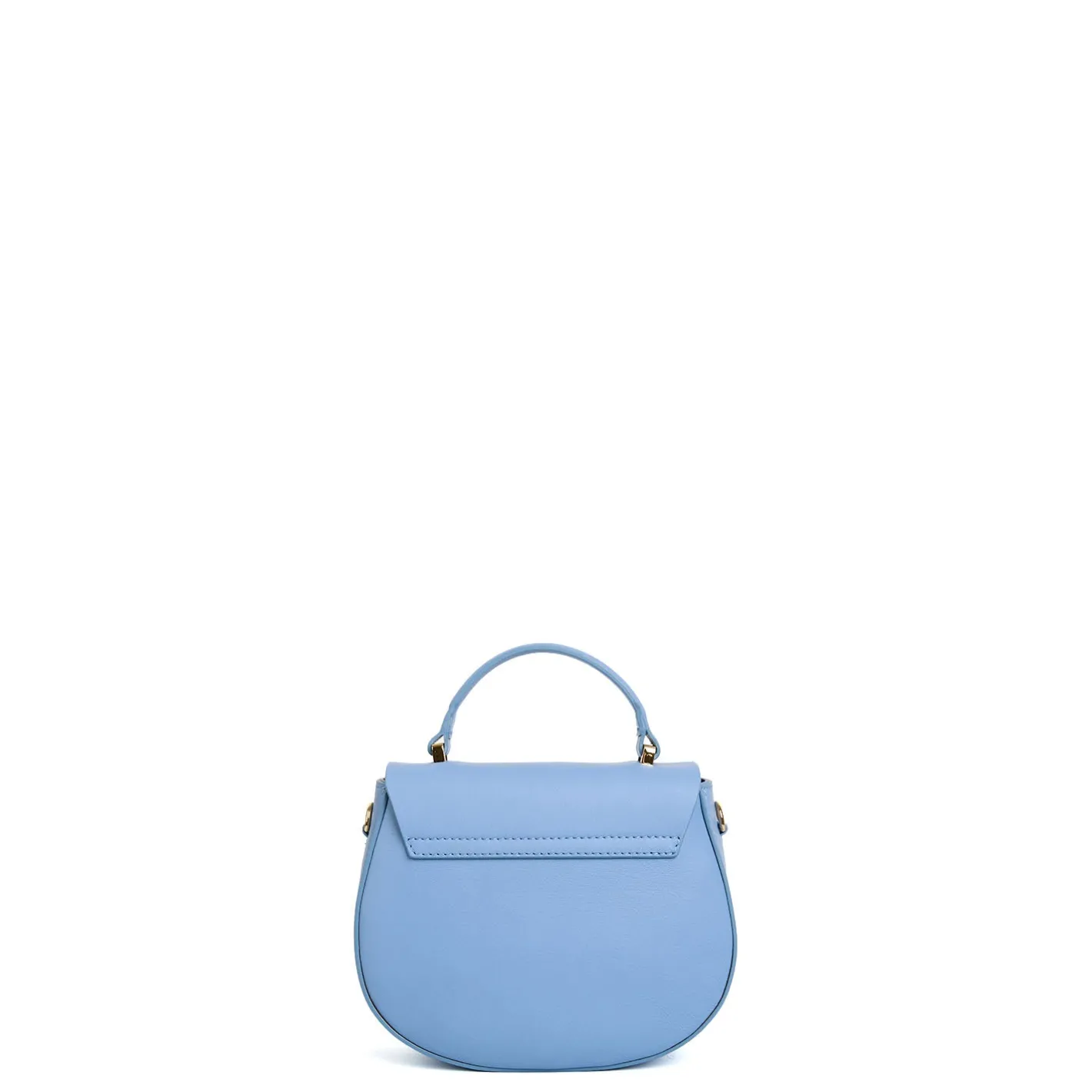 E.Marinella BORSA MINI CLEO AZZURRA In pelle liscia Hot