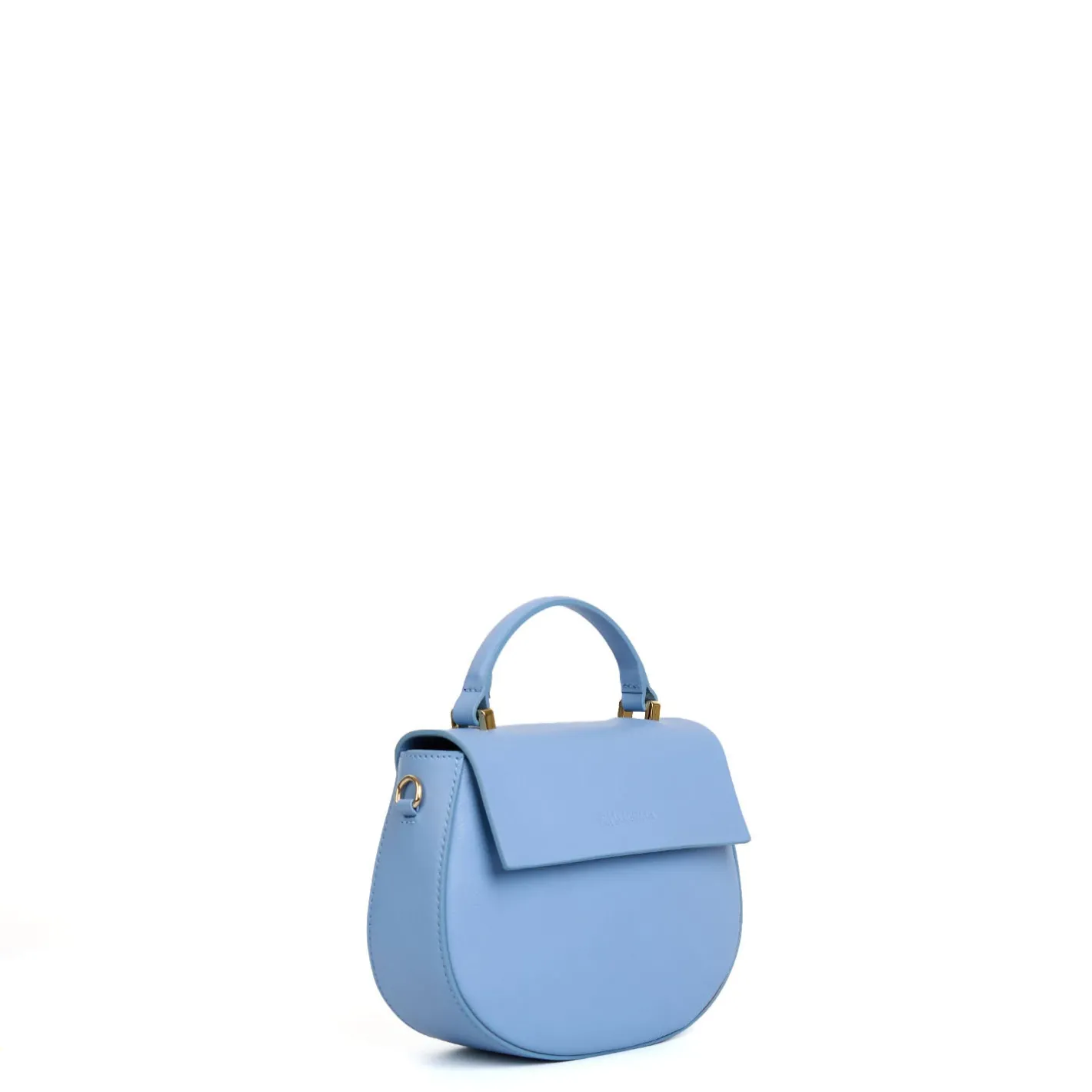 E.Marinella BORSA MINI CLEO AZZURRA In pelle liscia Hot