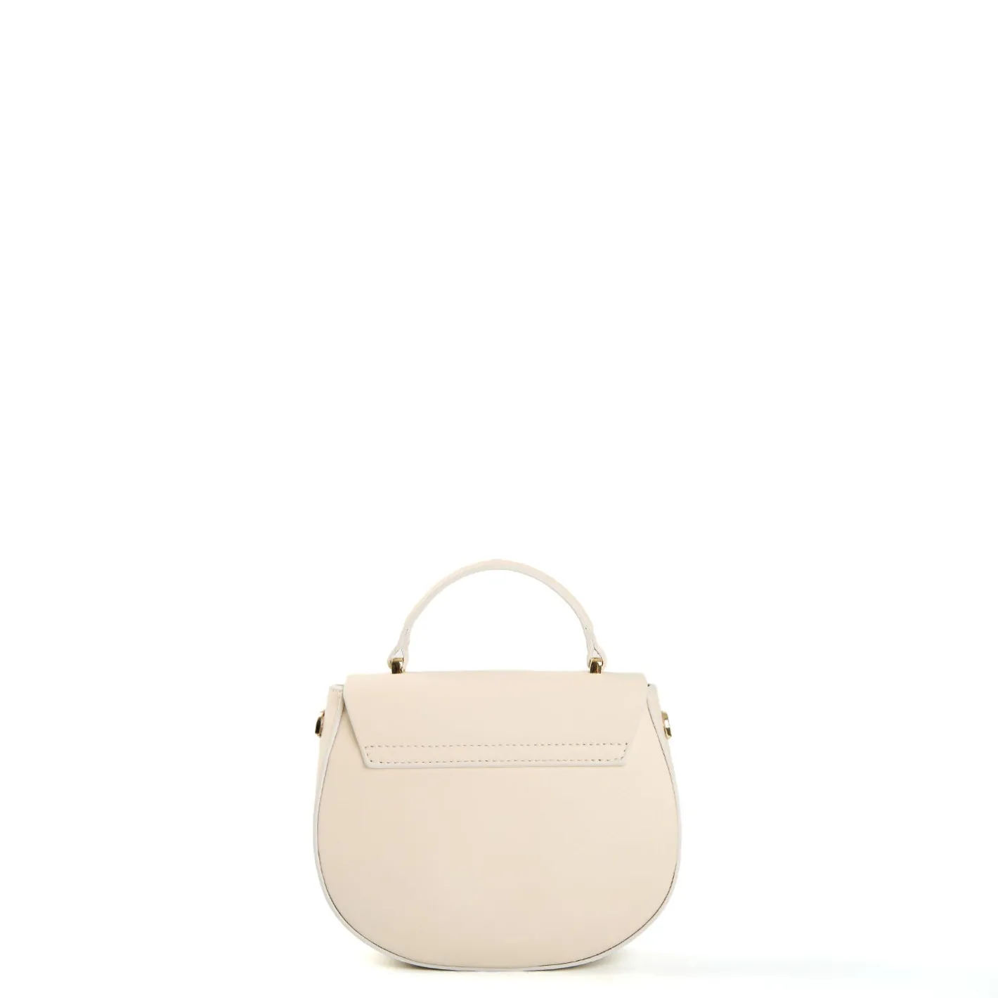 E.Marinella BORSA MINI CLEO BEIGE In pelle liscia