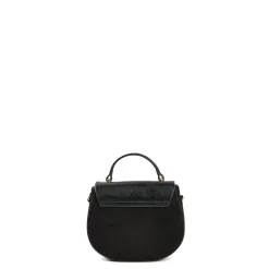 E.Marinella BORSA MINI CLEO NERA In camoscio e cavallino Outlet