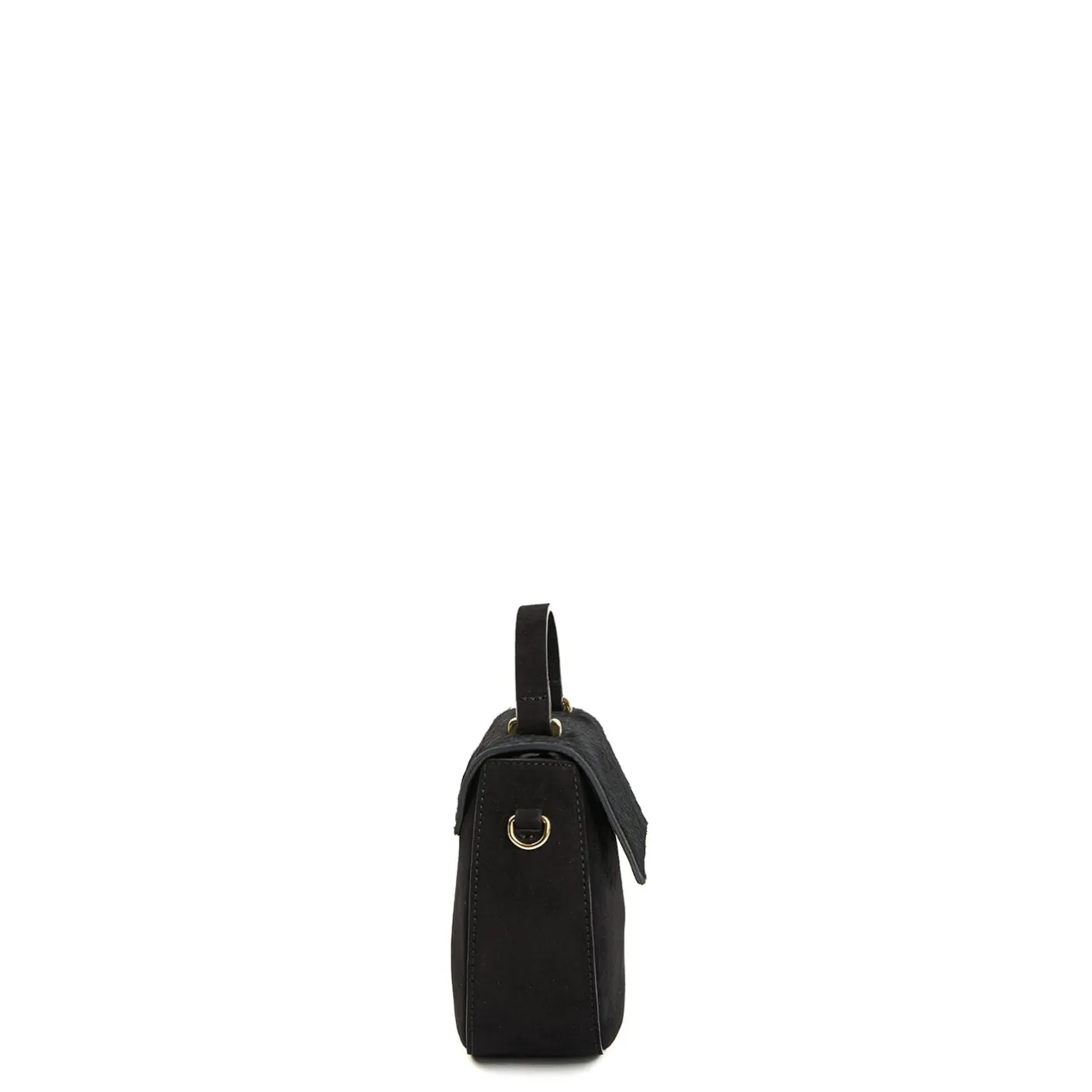 E.Marinella BORSA MINI CLEO NERA In camoscio e cavallino Outlet