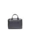 E.Marinella BORSA PORTA PC BLU In pelle martellata New