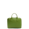 E.Marinella BORSA PORTA PC BORDEAUX In pelle martellata Discount