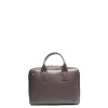 E.Marinella BORSA PORTA PC MARRONE SCURO In pelle martellata Sale