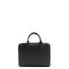 E.Marinella BORSA PORTA PC NERA In pelle martellata Hot