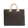 E.Marinella BORSA WEEKEND DESTRUTTURATA MARRONE SCURO Pois Online