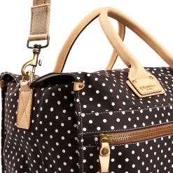 E.Marinella BORSA WEEKEND DESTRUTTURATA MARRONE SCURO Pois Online