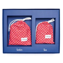 E.Marinella Box Father & Son – Costume Abbinato per Papà e Figlio Macrofantasia fiore Clearance