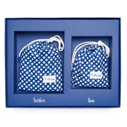 E.Marinella Box Father & Son – Costume Abbinato per Papà e Figlio Macrofantasia geometrica Online