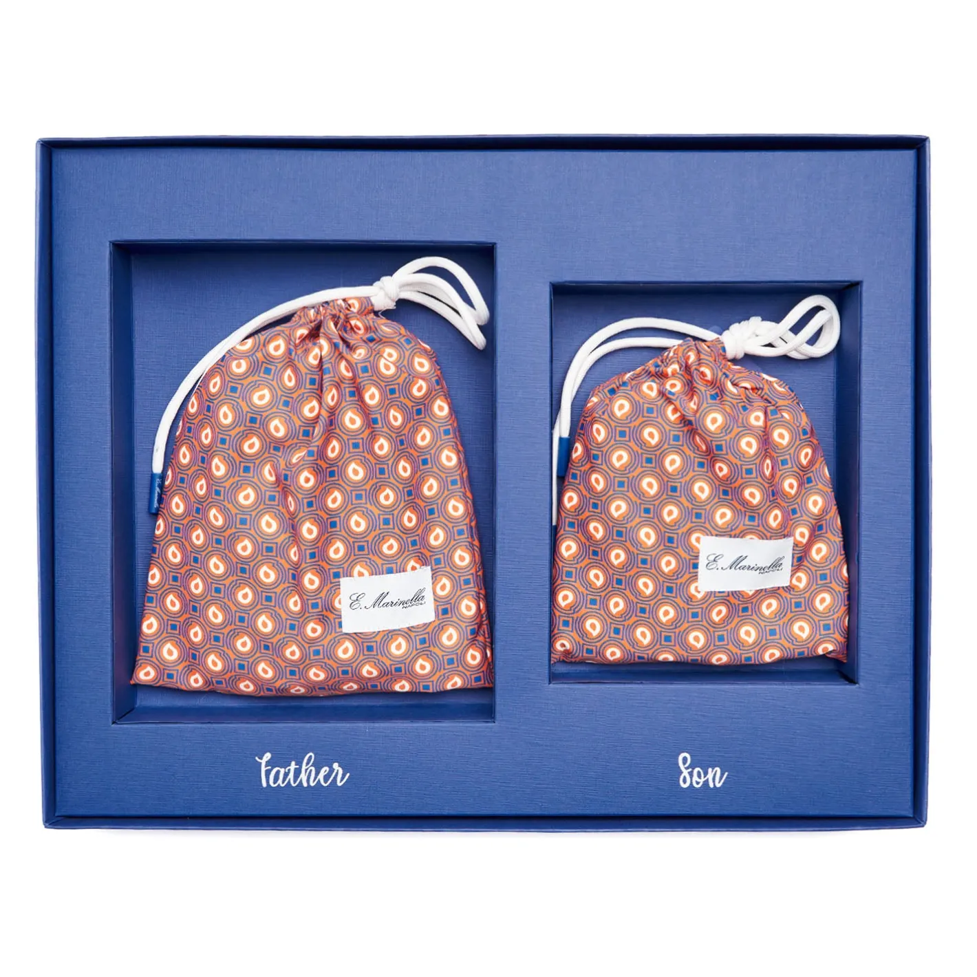 E.Marinella Box Father & Son – Costume Abbinato per Papà e Figlio Paisley