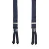 E.Marinella BRETELLE BLU SCURO In raso di seta 2,5 cm Outlet
