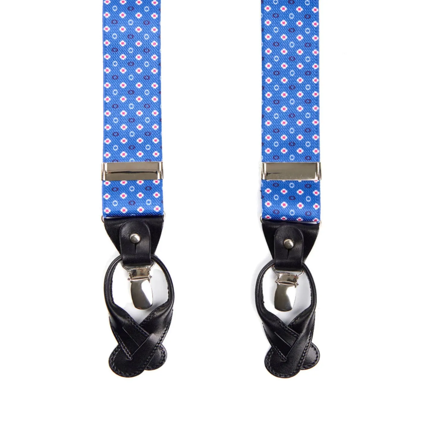 E.Marinella BRETELLE EM BLUETTE Microfantasia fiore Sale