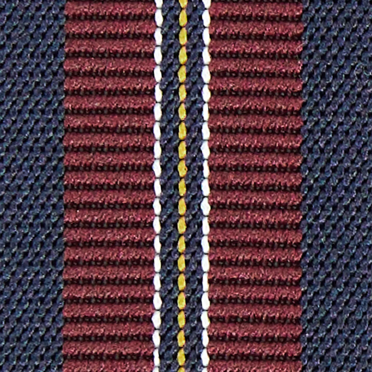 E.Marinella BRETELLE EM BLU SCURO E BORDEAUX Rigata Hot
