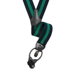 E.Marinella BRETELLE EM BLU SCURO E VERDE Rigata Discount