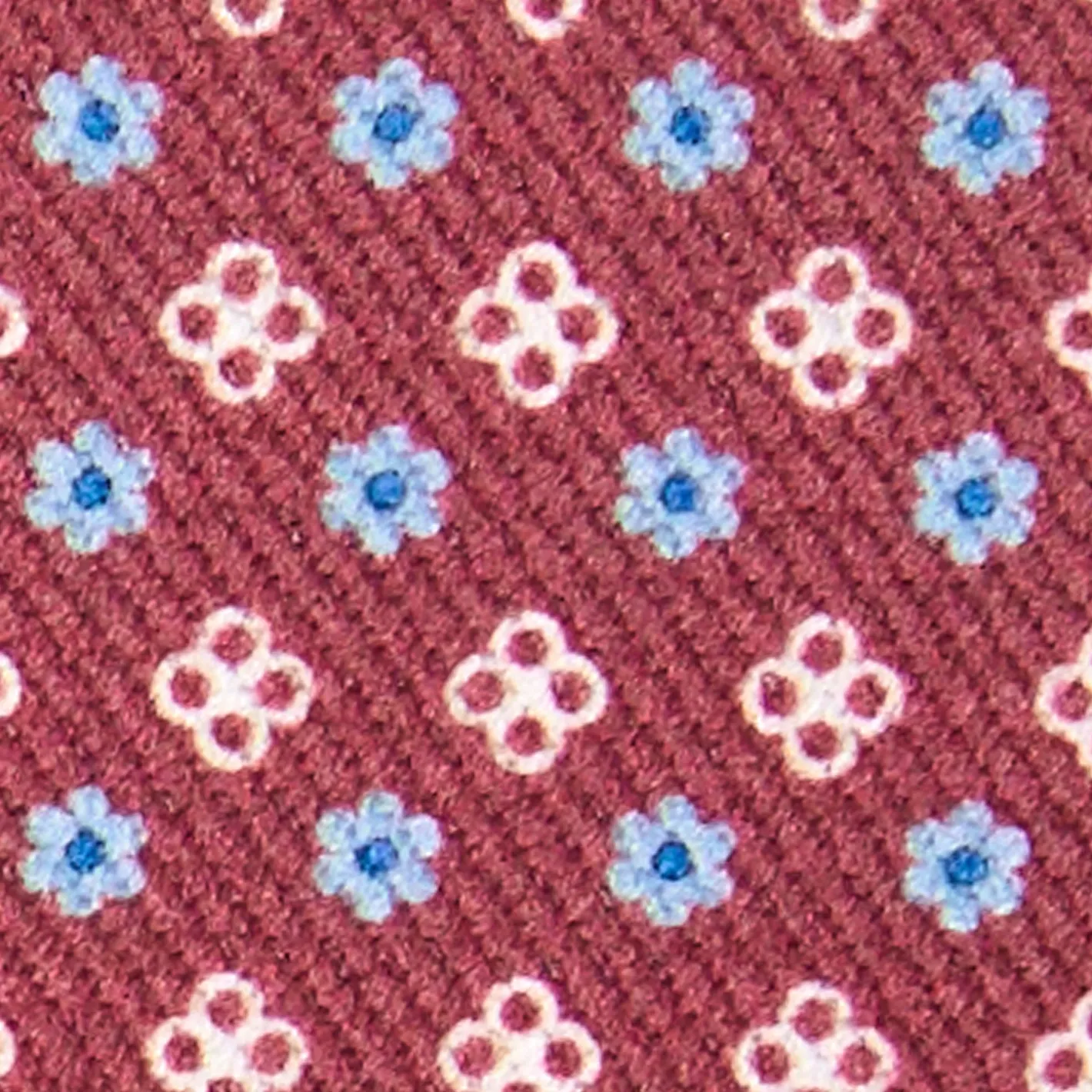 E.Marinella BRETELLE EM BORDEAUX Microfantasia fiore Best