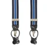 E.Marinella BRETELLE EM RIGATE Blu scuro e azzurro Best