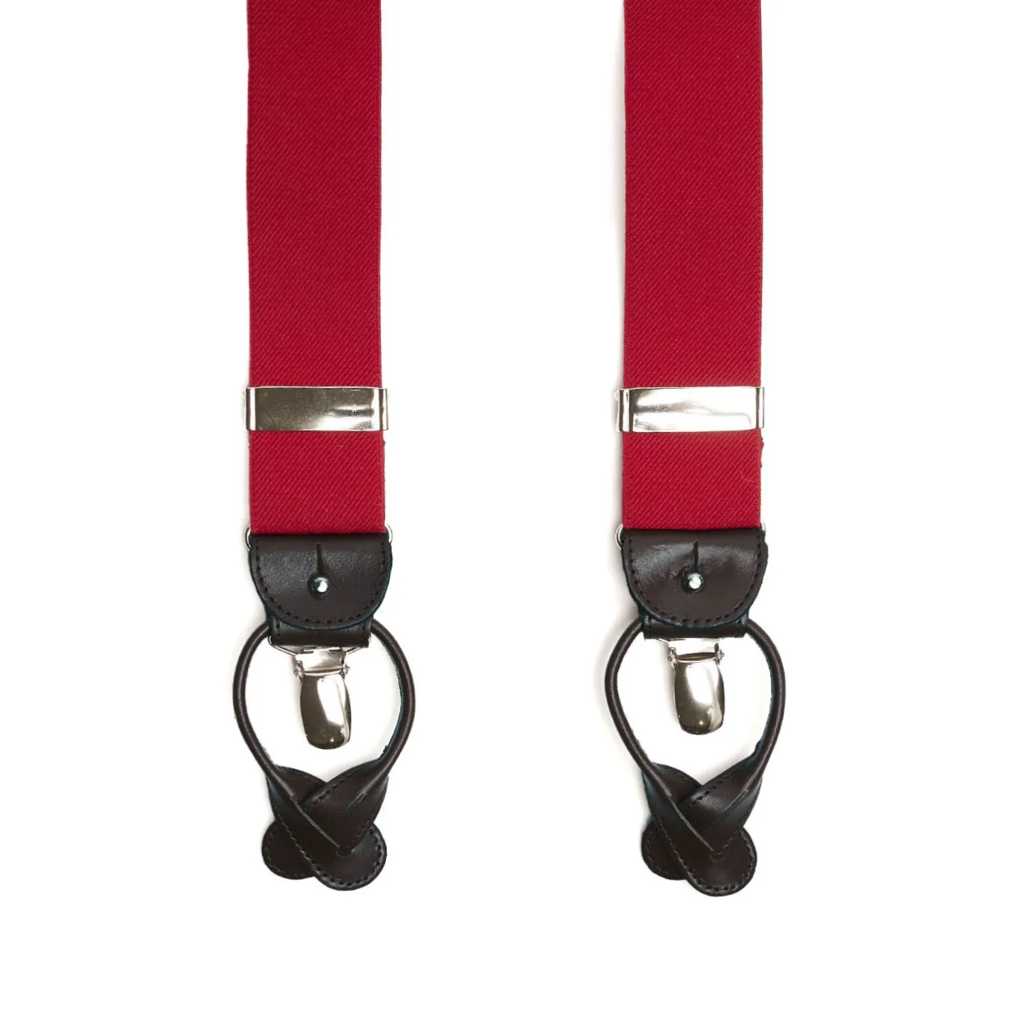 E.Marinella BRETELLE EM ROSSE Tinta unita Outlet