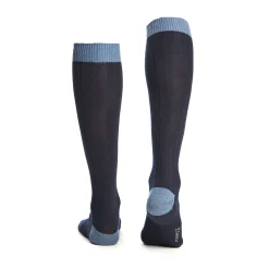 E.Marinella CALZE LUNGHE BICOLORE BLU E AZZURRE Tinta unita