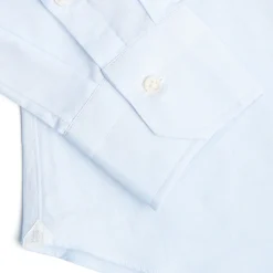 E.Marinella CAMICIA CLASSICA AZZURRA REGULAR In cotone popeline Online