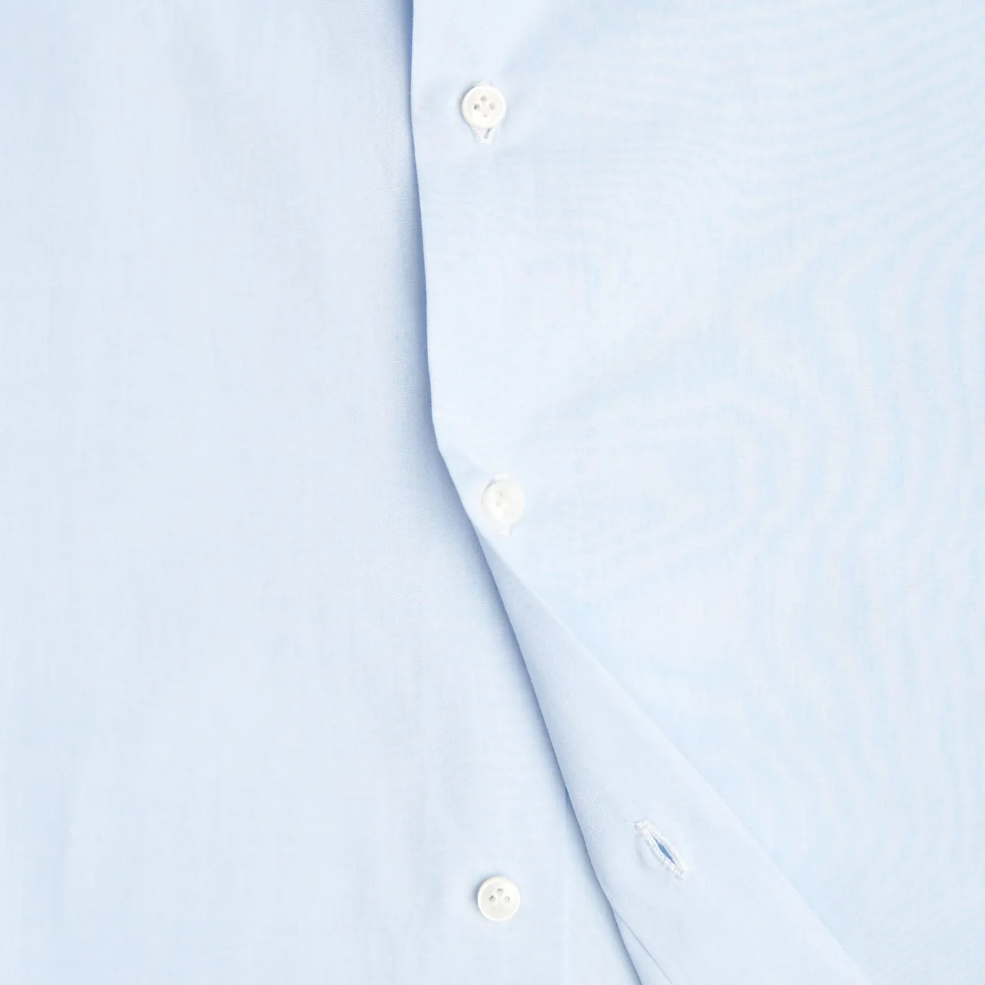 E.Marinella CAMICIA CLASSICA AZZURRA SLIM In cotone popeline Hot