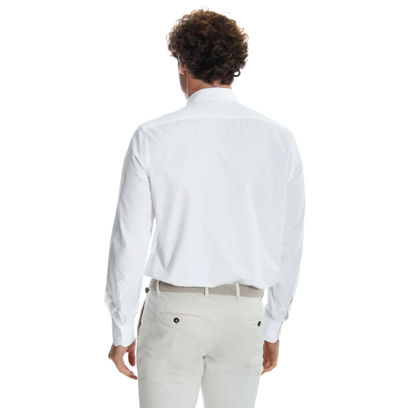E.Marinella CAMICIA CLASSICA BIANCA REGULAR In cotone popeline Online