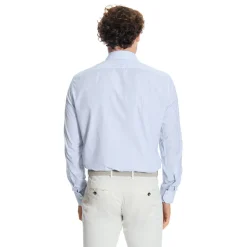 E.Marinella CAMICIA CLASSICA DOPPIA RIGA REGULAR In cotone popeline Sale