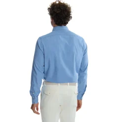 E.Marinella CAMICIA JEANS DELAVE Blu chiaro Sale