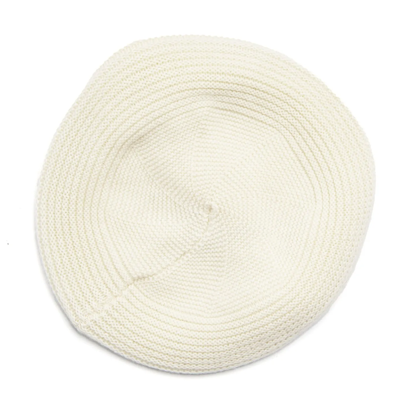E.Marinella CAPPELLO BASCO A RIGHE BIANCO In cashmere Discount