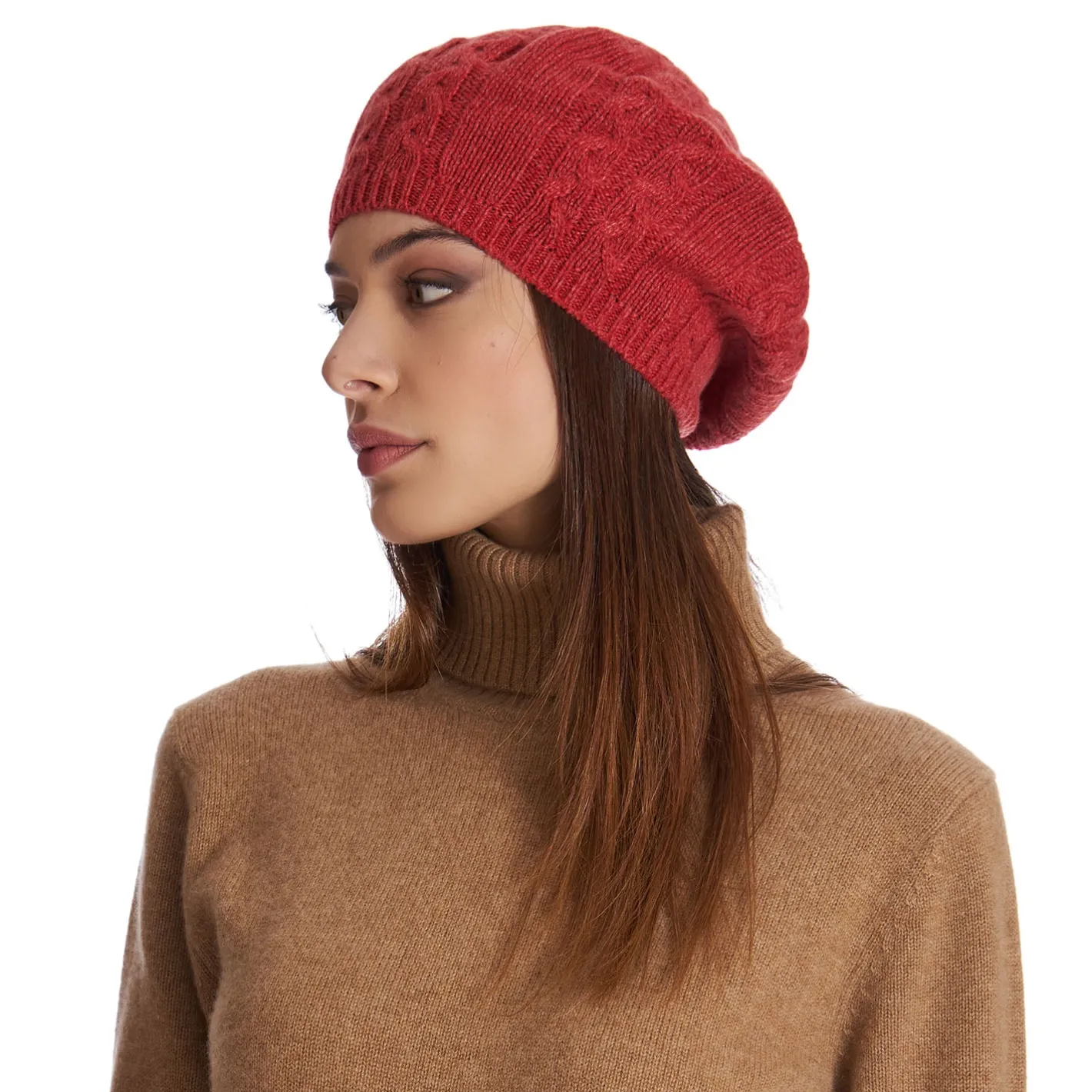 E.Marinella CAPPELLO BASCO A TRECCE ARANCIONE In cashmere Online