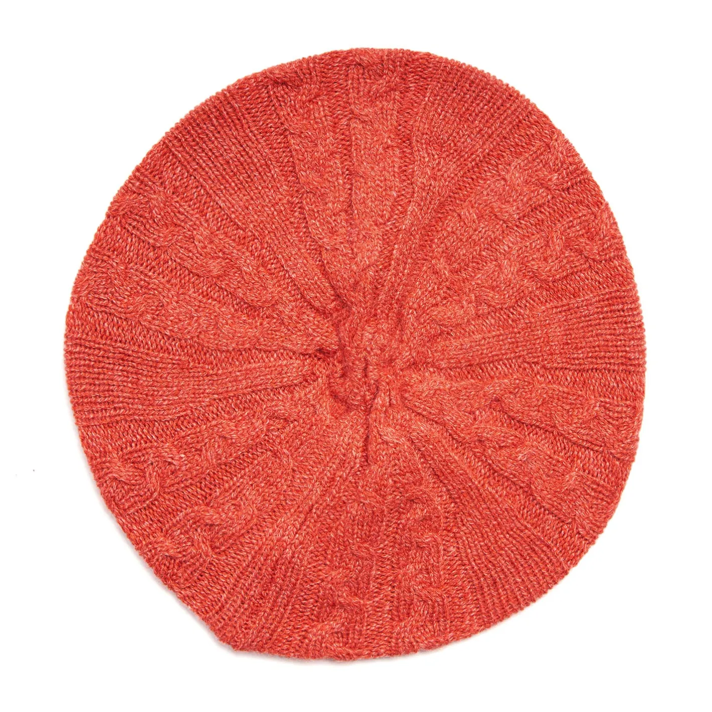 E.Marinella CAPPELLO BASCO A TRECCE ARANCIONE In cashmere Online
