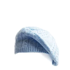 E.Marinella CAPPELLO BASCO A TRECCE AZZURRO In cashmere Outlet