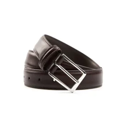 E.Marinella CINTURA CLASSICA COLOR TESTA MORO In pelle 30 mm Discount