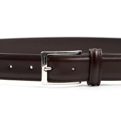 E.Marinella CINTURA CLASSICA COLOR TESTA MORO In pelle 30 mm Discount
