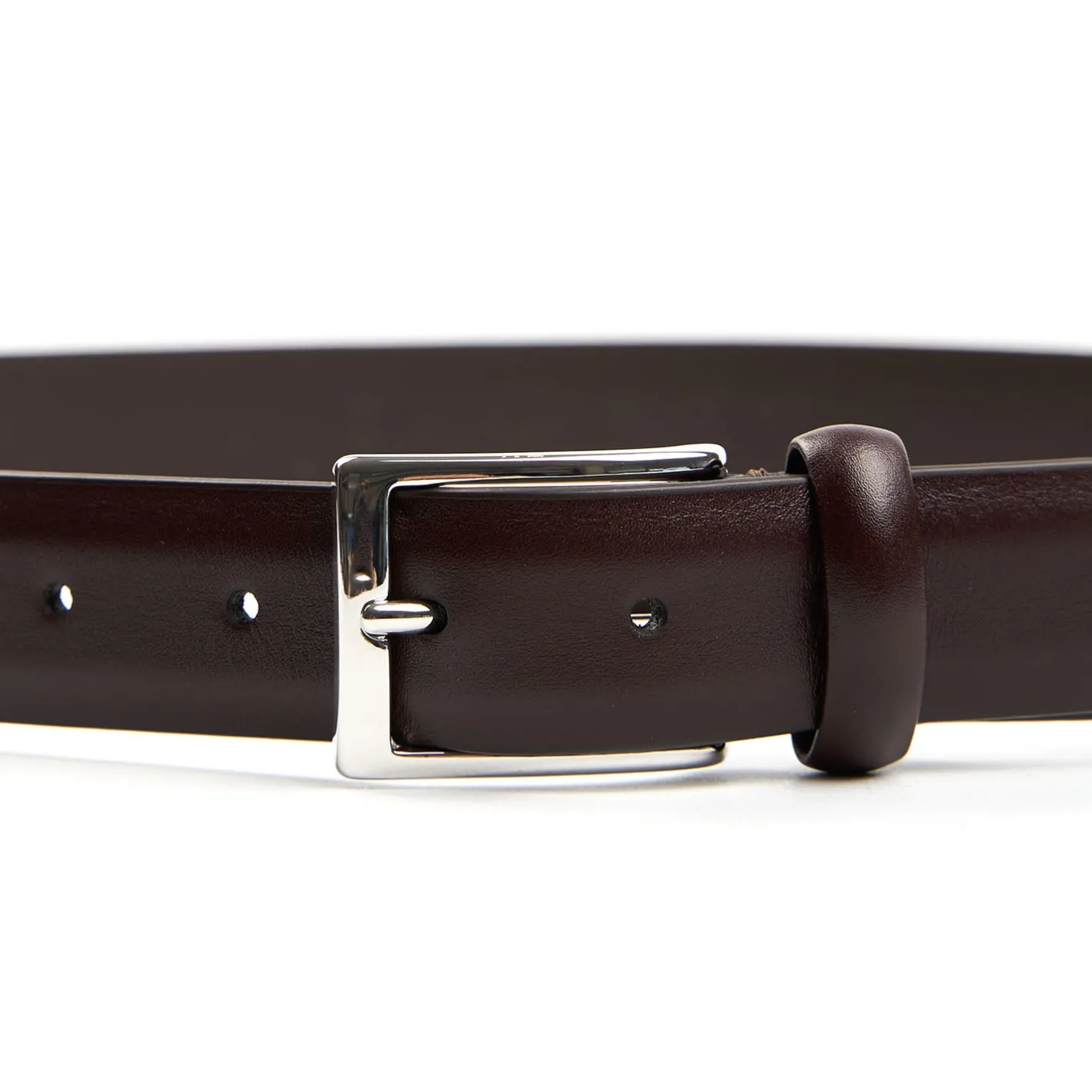 E.Marinella CINTURA CLASSICA COLOR TESTA MORO In pelle 30 mm Online